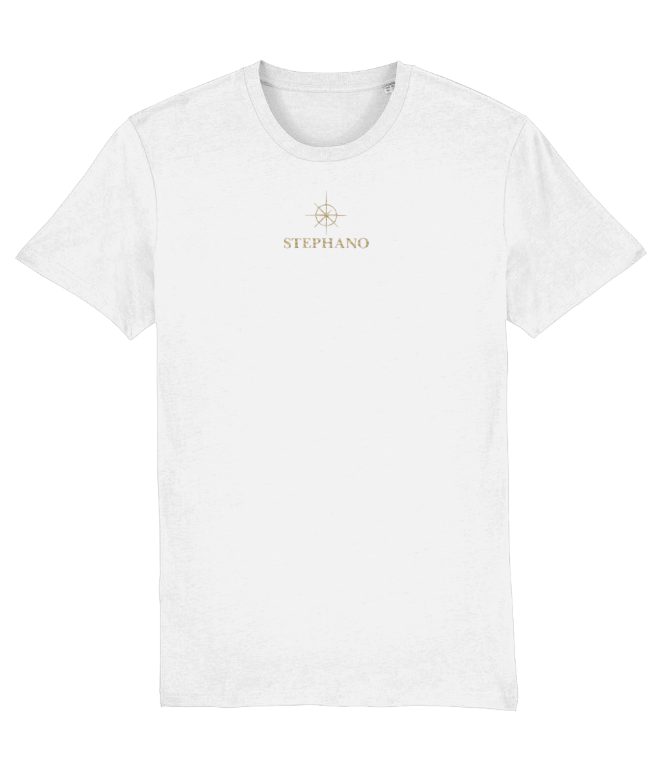 t-shirt geborduurd logo goud