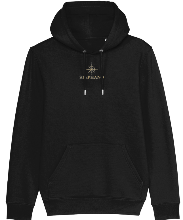 hoodie geborduurd logo goud