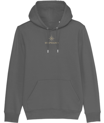 hoodie geborduurd logo goud