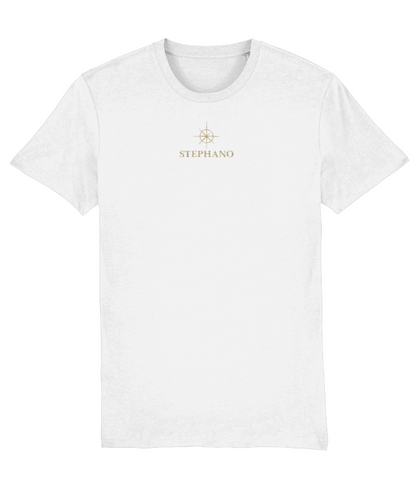 t-shirt geborduurd logo goud