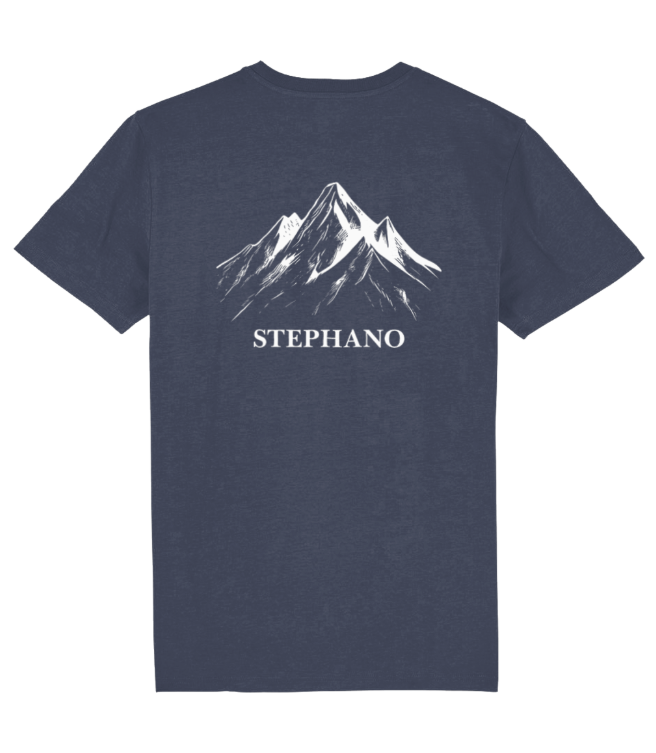  Stephano Mountain Tee india ink grey ahterkant 