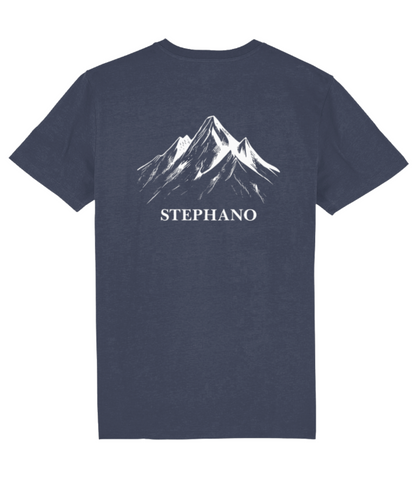  Stephano Mountain Tee india ink grey ahterkant 