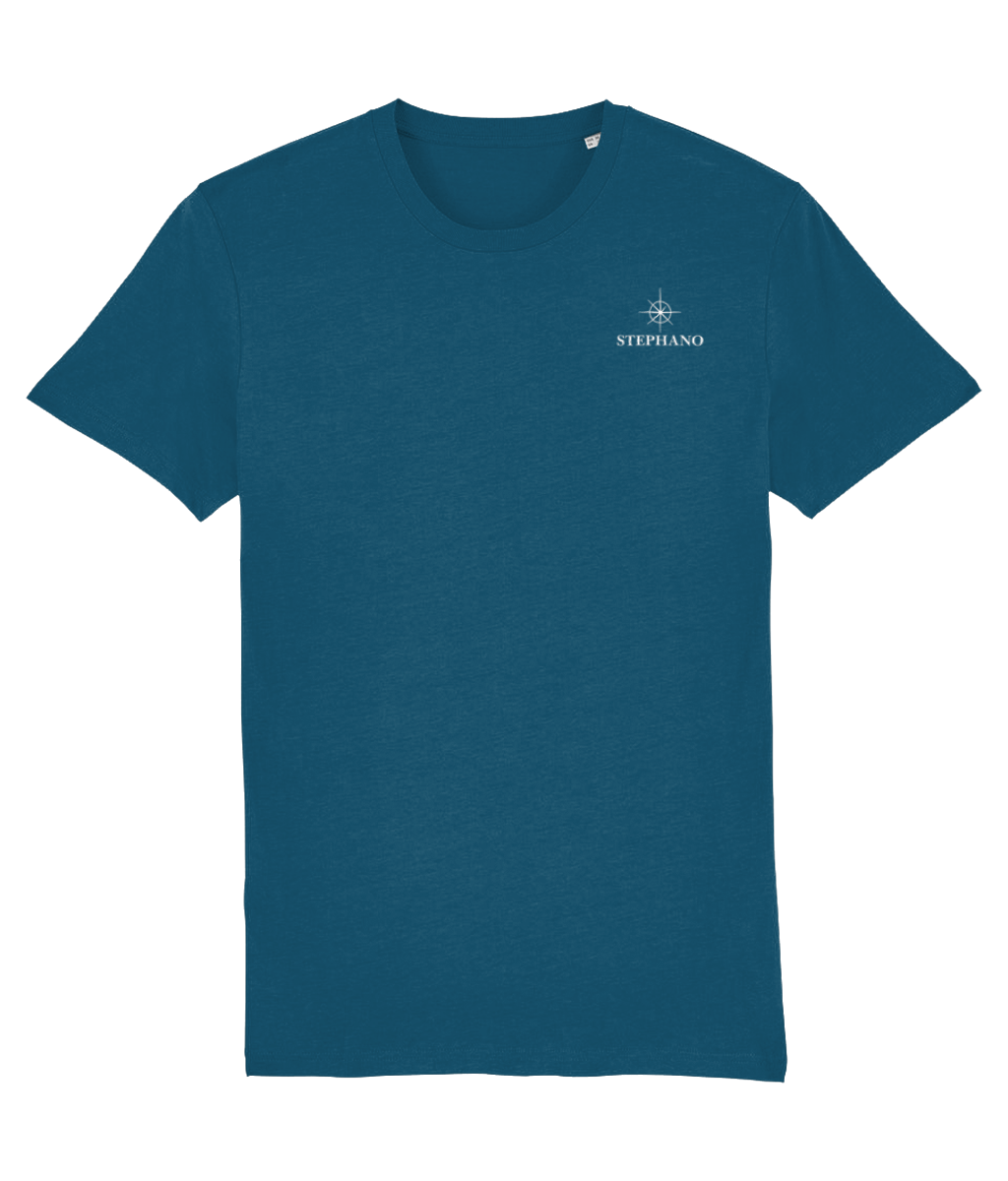  Stephano Mountain Tee Deep Teal voorkant