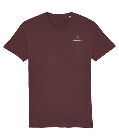  Stephano Mountain Tee burgundy voorkant