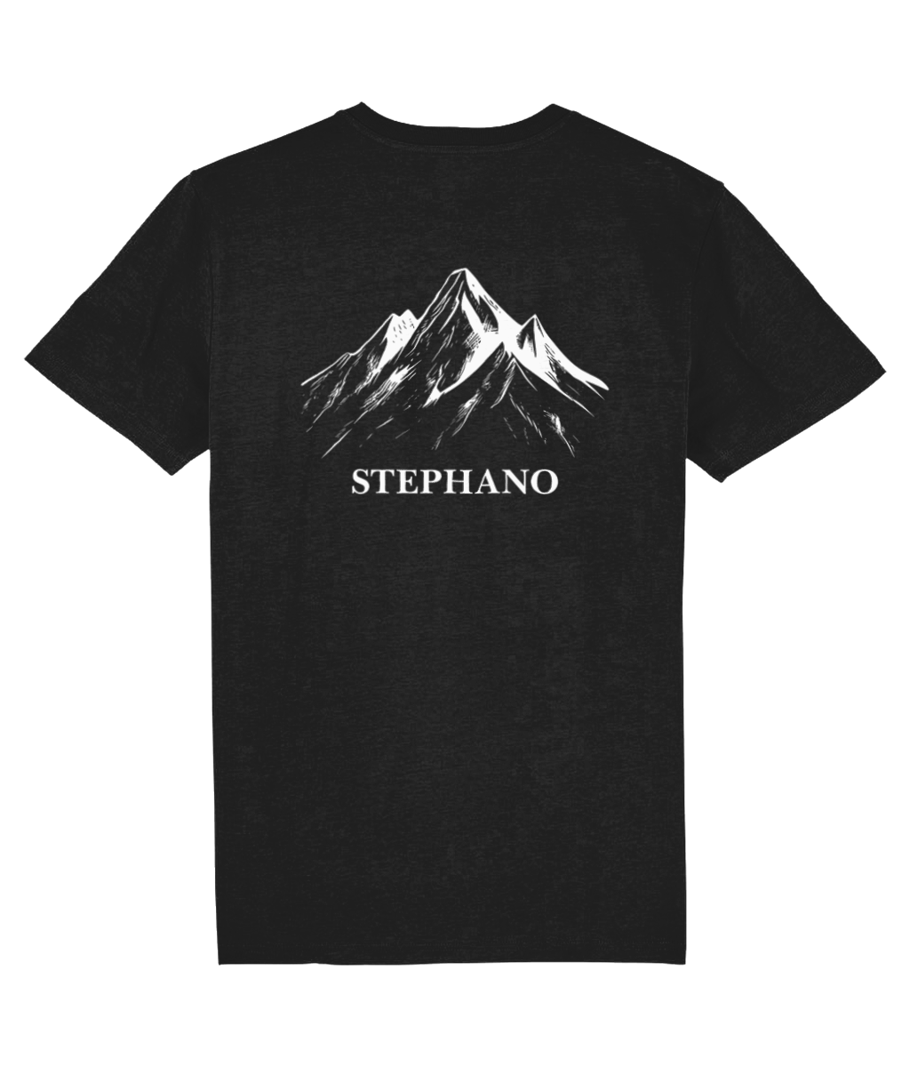  Stephano Mountain Tee zwart achterkant 