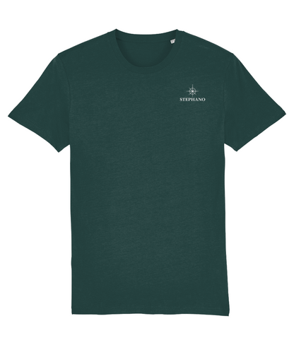  Stephano Mountain Tee groen voorkant