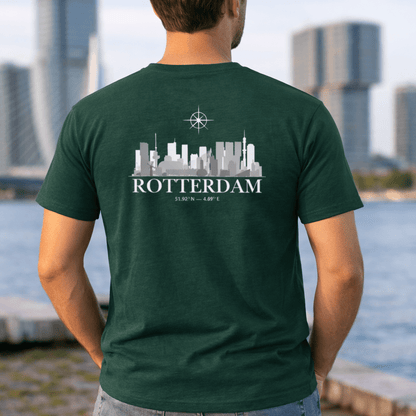 Premium T-shirt Stephano Rotterdam logo wit - stephanoofficial