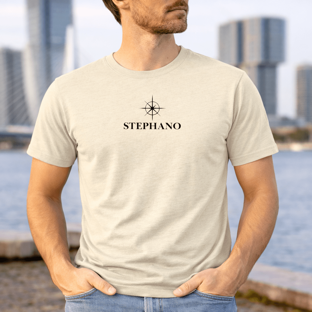 Premium T-shirt Stephano Rotterdam zwart logo - stephanoofficial
