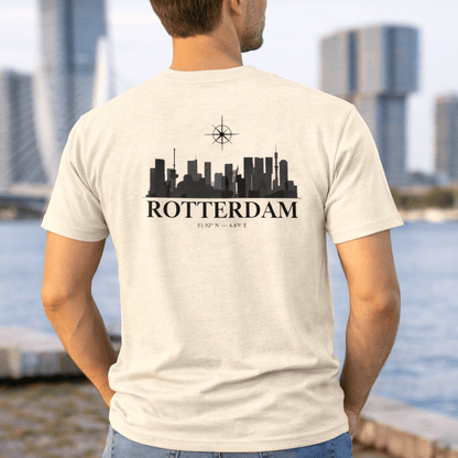 Premium T-shirt Stephano Rotterdam zwart logo - stephanoofficial