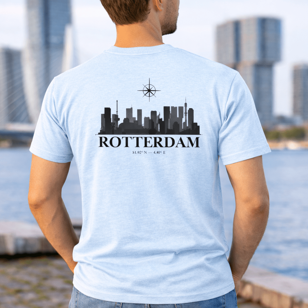 Premium T-shirt Stephano Rotterdam zwart logo - stephanoofficial