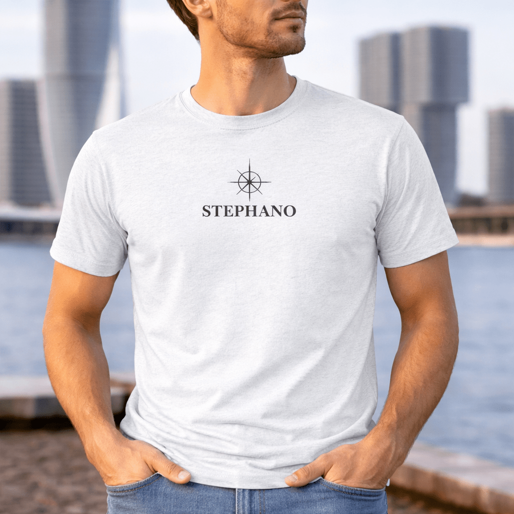 Premium T-shirt Stephano Rotterdam zwart logo - stephanoofficial