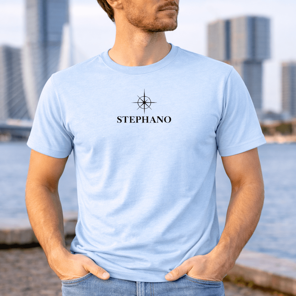 Premium T-shirt Stephano Rotterdam zwart logo - stephanoofficial