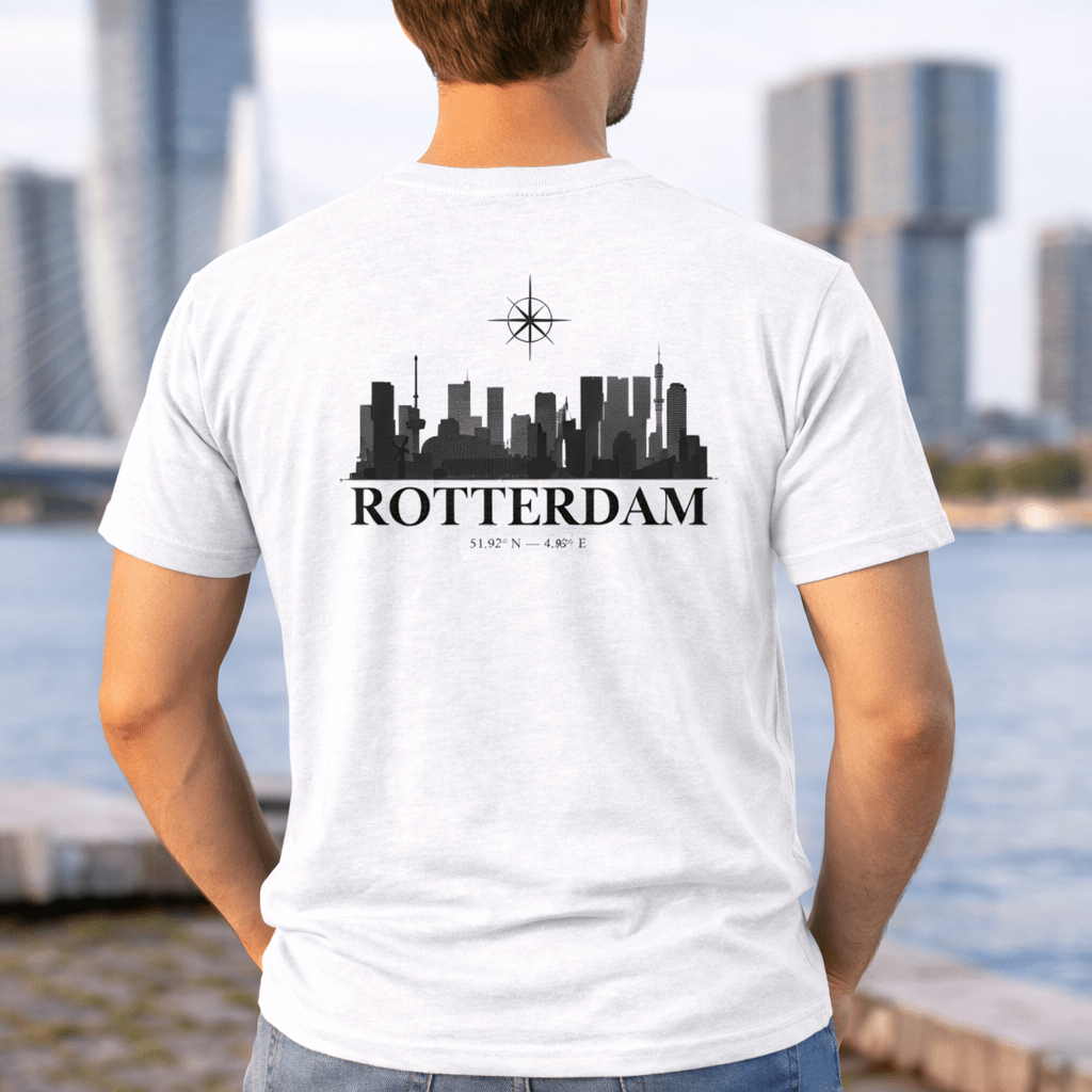 Premium T-shirt Stephano Rotterdam zwart logo - stephanoofficial