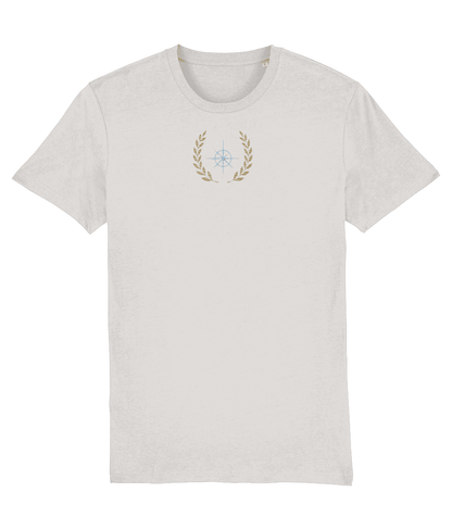 Premium T-shirt geborduurd Stephano Emblem T-shirt wit